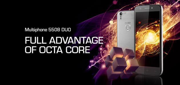 Prestigio MultiPhone 5508 DUO. Take full advantage of Octa Core at an affordable price