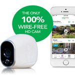 Meet Arlo. The 100% wire-free, weatherproof, HD security camera.