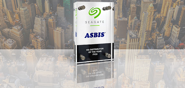 ASBIS has been recognized as the top distributor of 2023 in Video Imaging Applications by Seagate