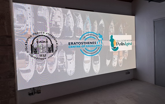 The largest LED video wall in Cyprus museums