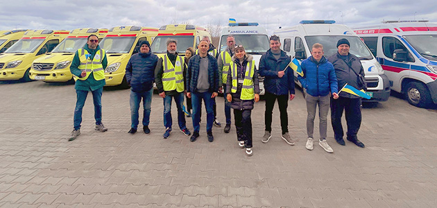 ASBIS donates 10 ambulances to Ukraine