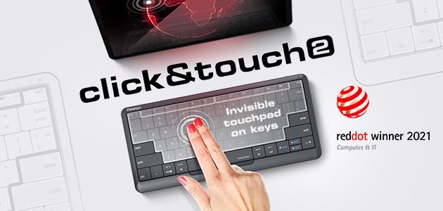 SMART PRESTIGIO CLICK&TOUCH 2 KEYBOARD RECEIVES THE PRESTIGIOUS RED DOT AWARD 2021